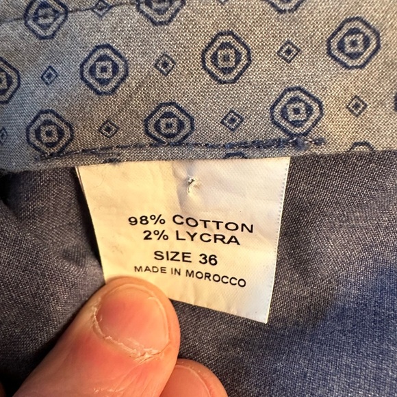 Ballin Crescent Modern Fit 5 Pocket Twill Pants in Pavement Black Size 36x35 - Picture 5 of 11